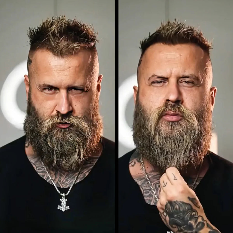Carbon X Heated Beard Straightener Brush