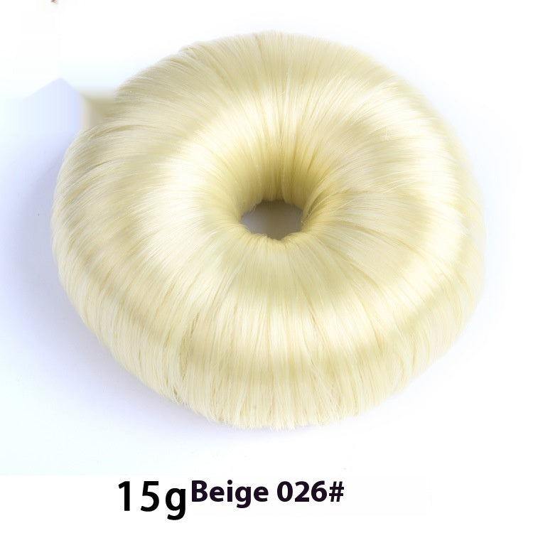 Beige donut hair bun shaper 15g