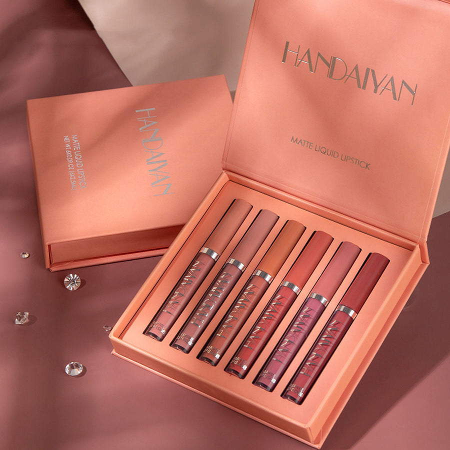 HDY Big Red Matte Lip Gloss Set