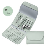 20-Style Stainless-Steel Manicure & Pedicure Tool Sets