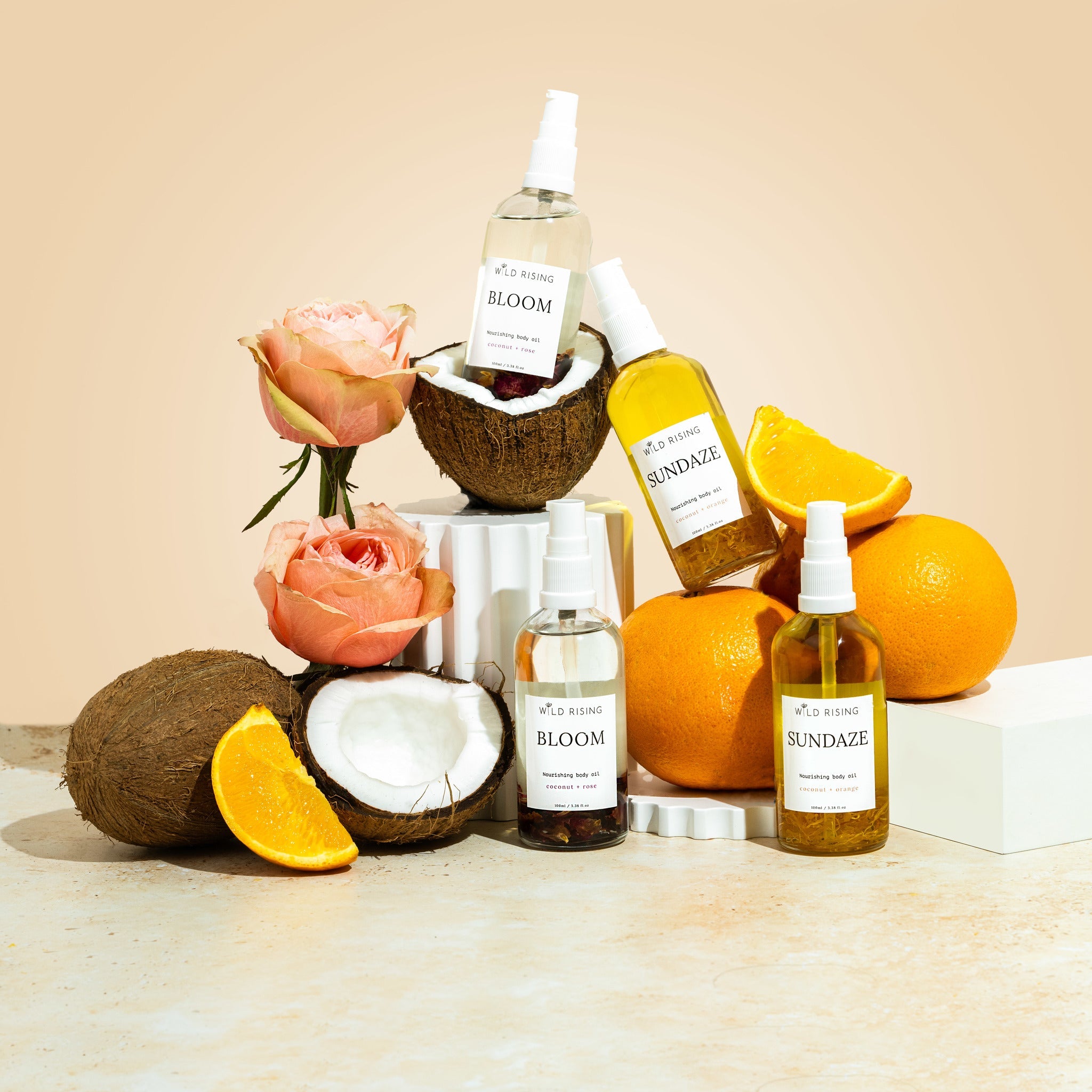 Wild Rising Travel-Size Mini Body Oil Set