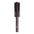 Round brush with bristle design on a black background