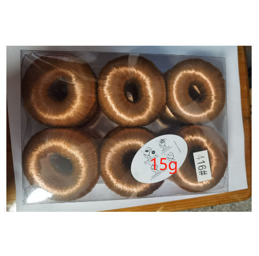 Light gold donut hair bun shaper 15g
