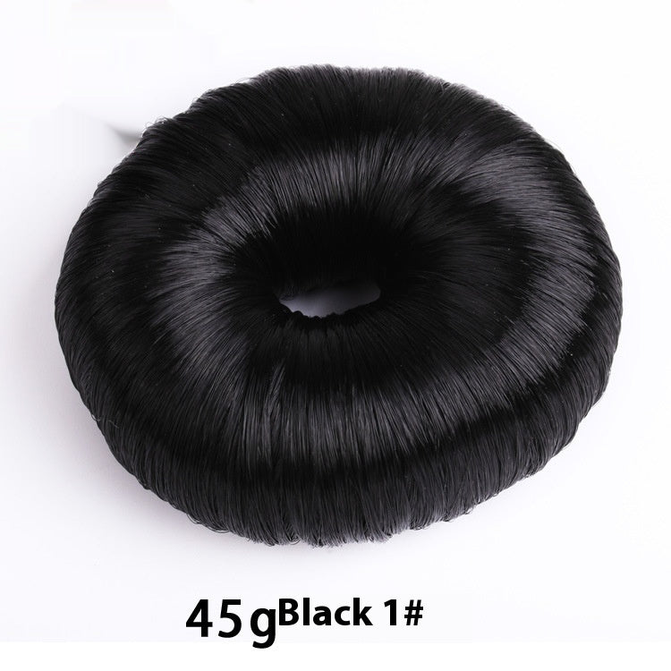 Black donut hair bun shaper 45g