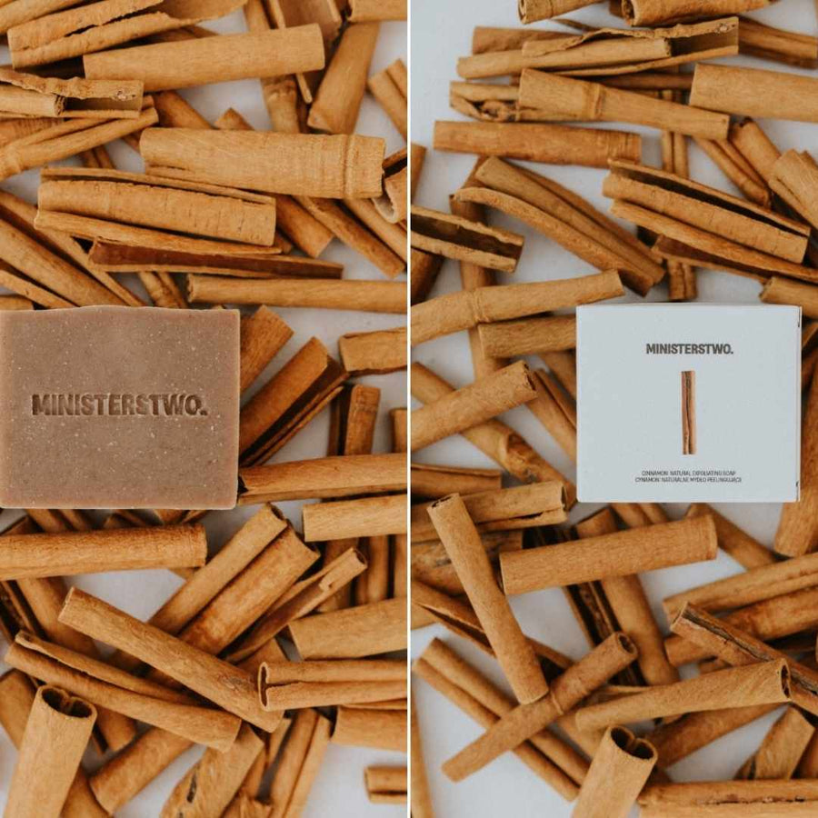 Vesa Beauty cinnamon soap bar packaging