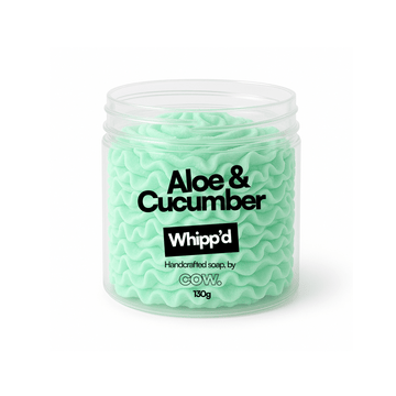 COW Home & Body Aloe & Cucumber Whipped Soap