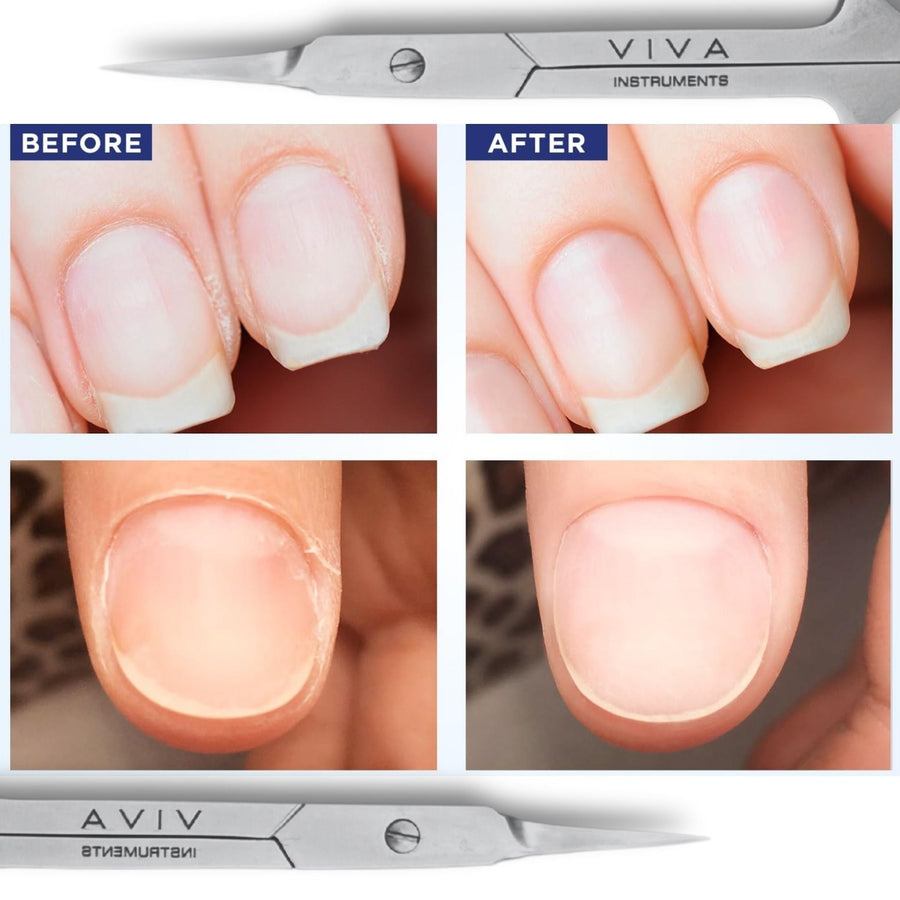 VIVA Instruments Curved Cuticle Nail Scissors 9.5cm