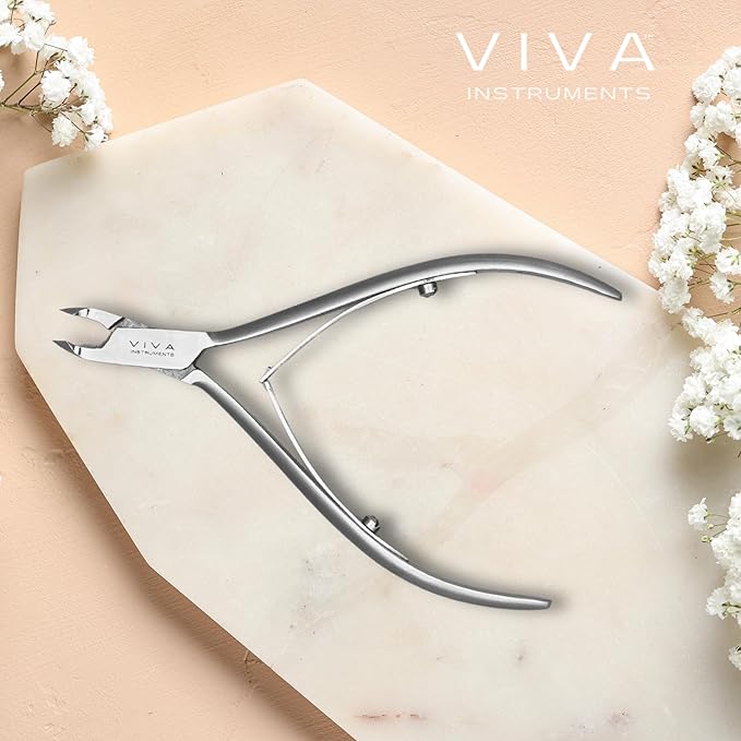 Cuticle Nipper Silver - 3mm Double Spring