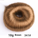 Warm brown donut hair bun shaper 10g