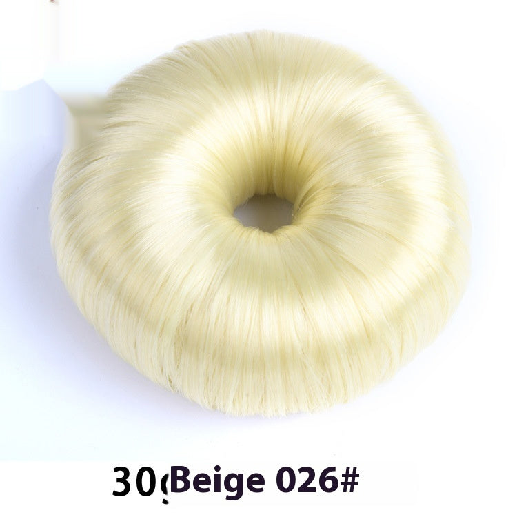 Beige donut hair bun shaper 30g