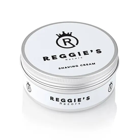 Reggie's Razors traditional shaving cream with cedarwood, bergamot and sage – product image 3