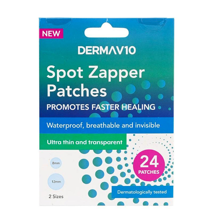 Derma V10 Spot Zapper Hydrocolloid Patches 24 pack