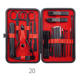 20-Style Stainless-Steel Manicure & Pedicure Tool Sets