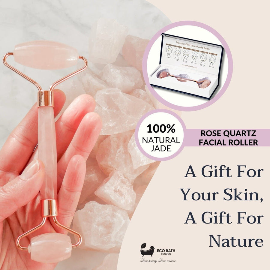 Eco Bath London Rose Quartz Face Roller