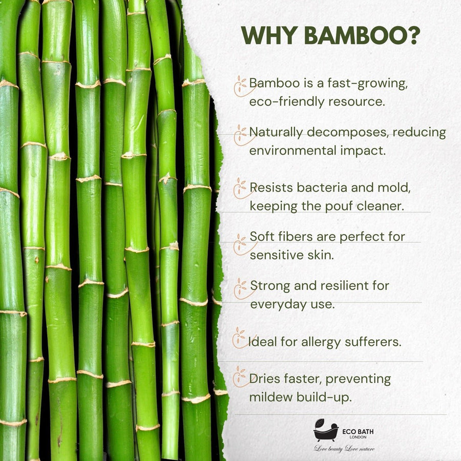 Eco Bath London Bamboo Hair Brush with Boar Bristles