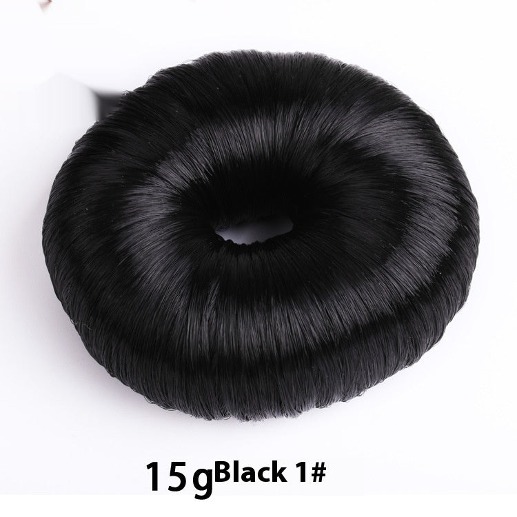Black donut hair bun shaper 15g