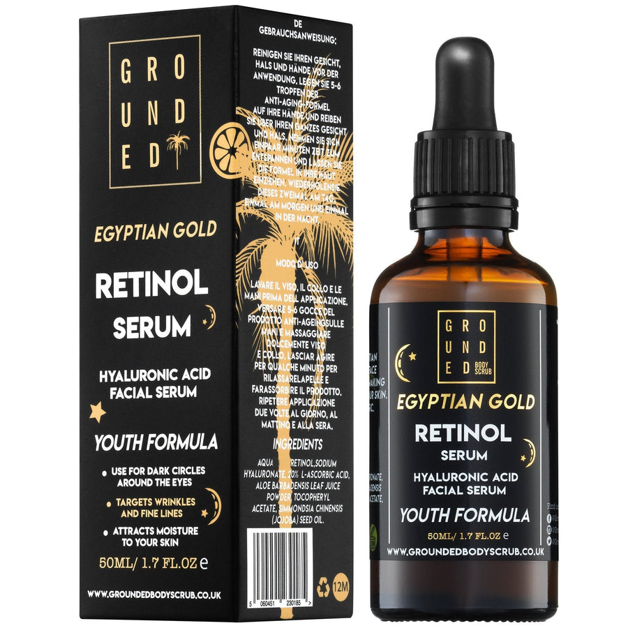 Grounded Body Egyptian Gold Retinol Serum