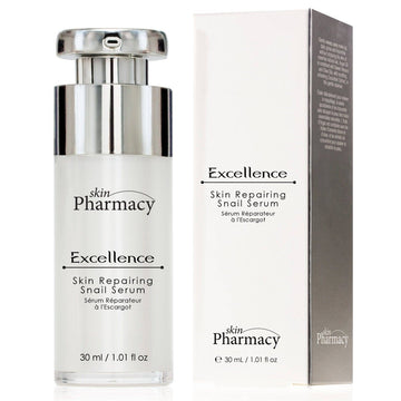 Primary: Skin Repairing Snail Serum 30ml in pump bottle packaging
Secondary: Skin Repairing Snail Serum outer packaging box 30ml