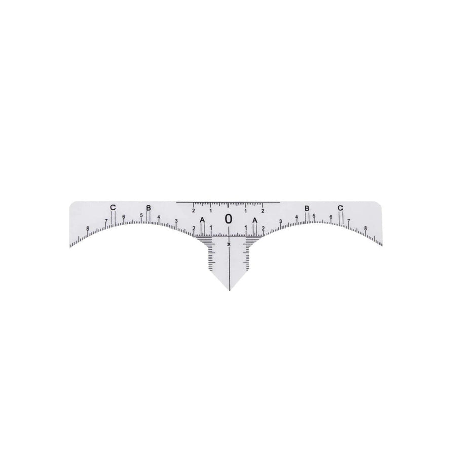 Eyebrow Measuring Ruler Stickers – Disposable 25 Pack