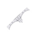 Eyebrow Measuring Ruler Stickers – Disposable 25 Pack