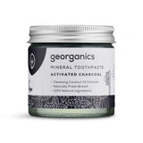 Georganics Fluoride Free Charcoal Toothpaste 60ml Natural Mineral Formula
