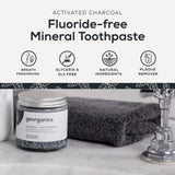 Georganics Fluoride Free Charcoal Toothpaste 60ml Natural Mineral Formula