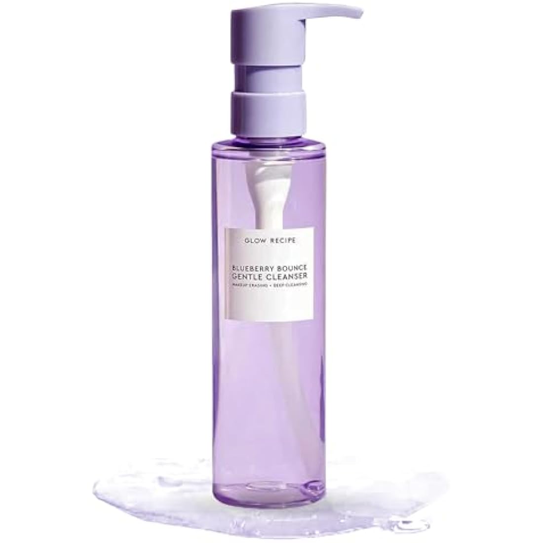 glow recipe blueberry bounce cleanser hydrating foaming face wash aha
