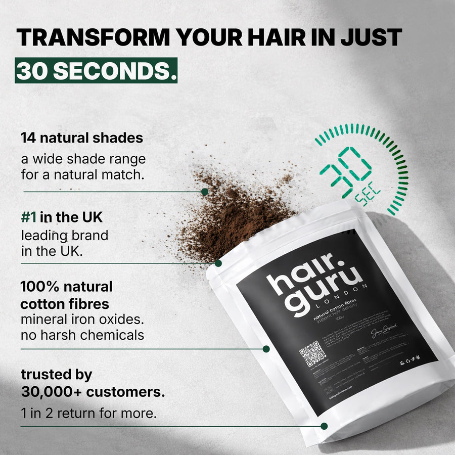 Hair Guru London Hair Fibres Refill Pouch 100g