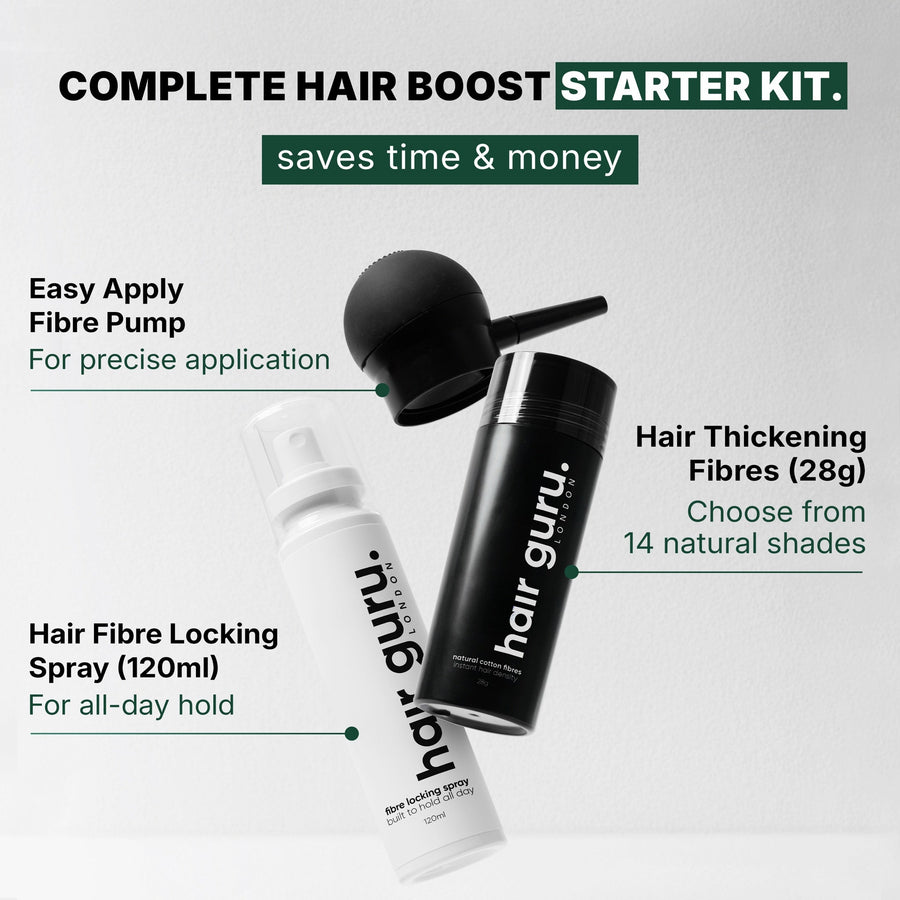 Hair Guru London Natural Cotton Hair Fibres 28g