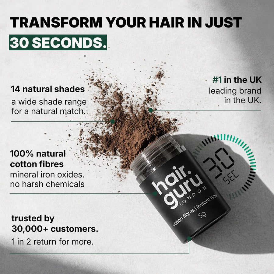 Hair Guru London Hair Fibres Sample 5g