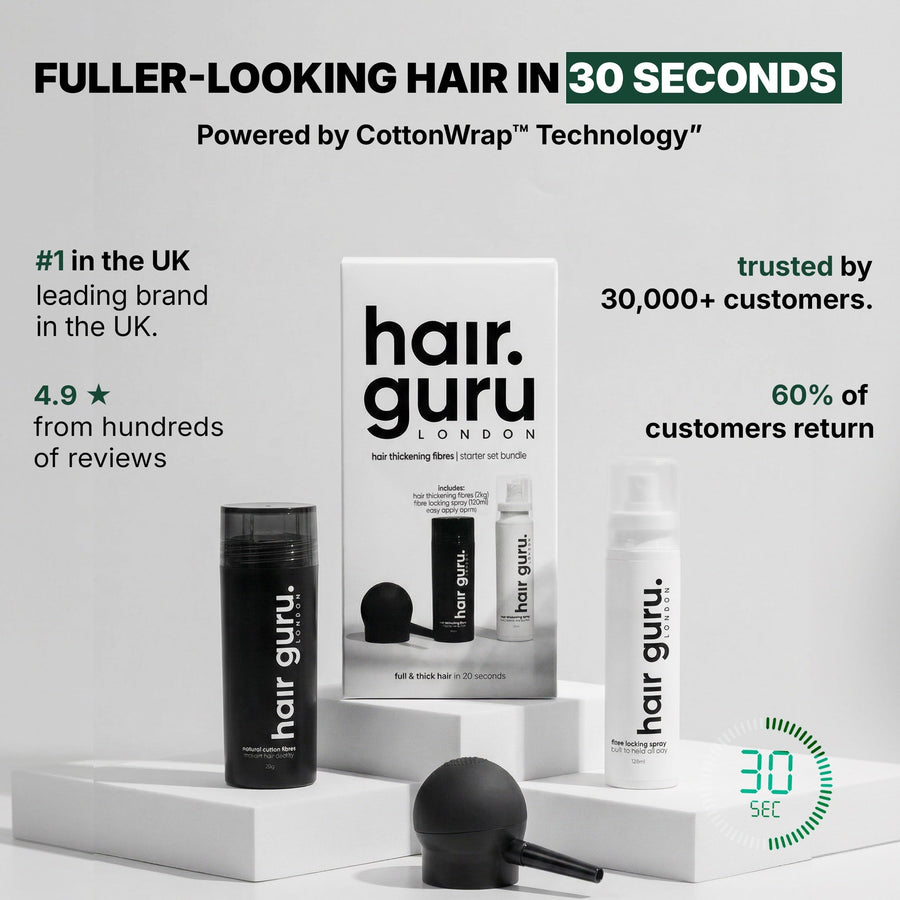 Hair Guru London Hair Fibres Starter Set