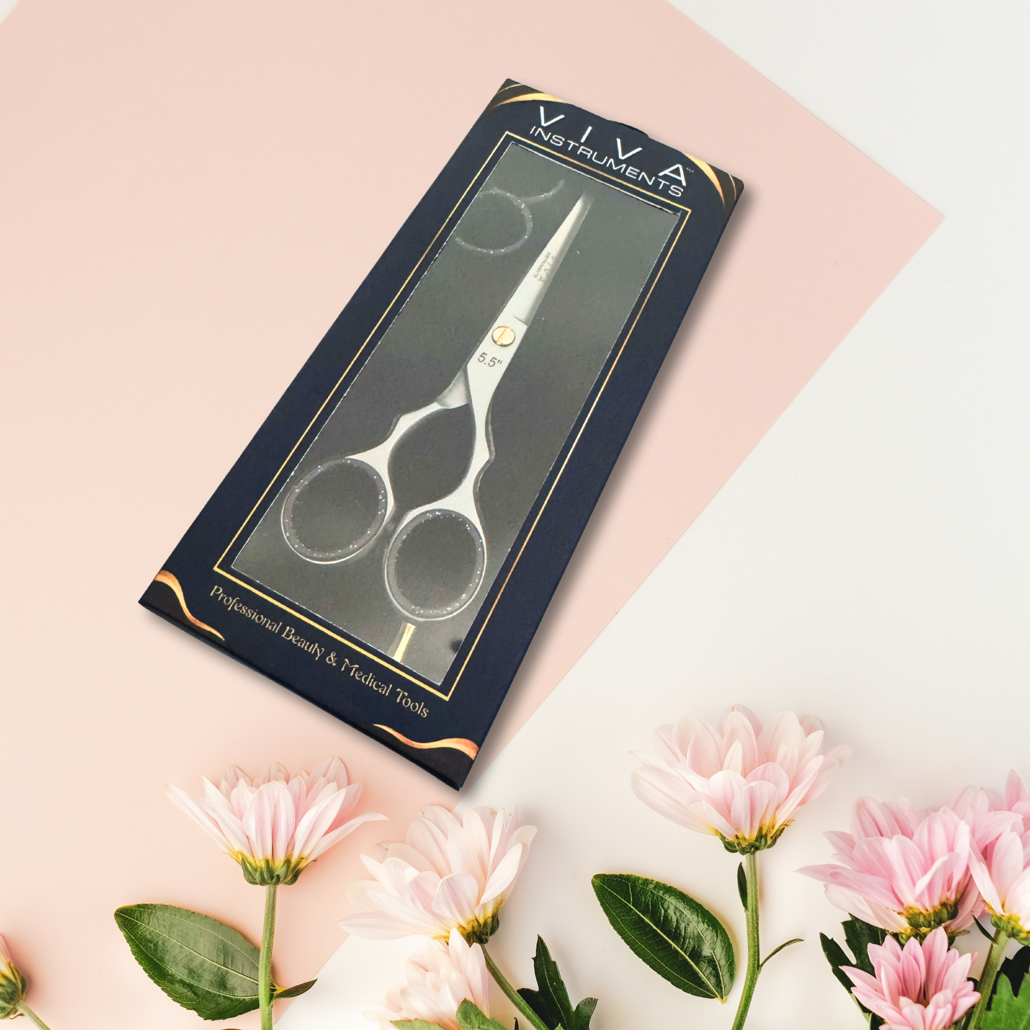 Viva Instruments 5.5” Hair Cutting Scissors – Silver
