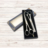 VIVA Haircut & Thinning Scissors Set 6.5 Inch