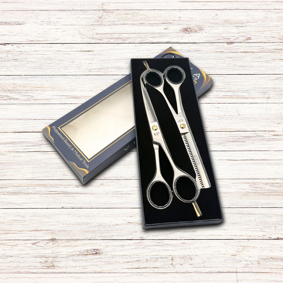 VIVA Haircut & Thinning Scissors Set 6.5 Inch