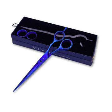 Viva Instruments 7” Barber Hairdressing Scissors – Blue