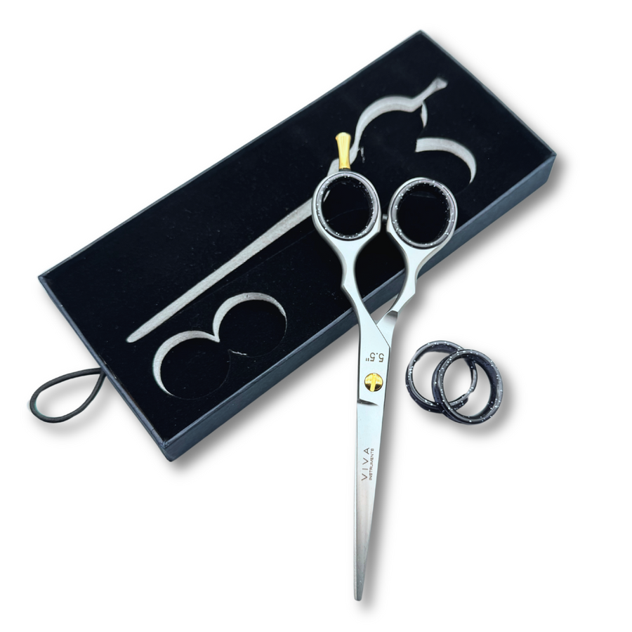 Viva Instruments 5.5” Hair Cutting Scissors – Silver