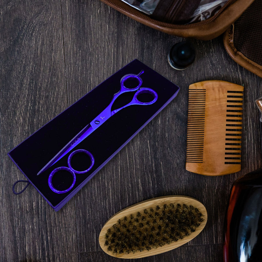 Viva Instruments 7” Barber Hairdressing Scissors – Blue
