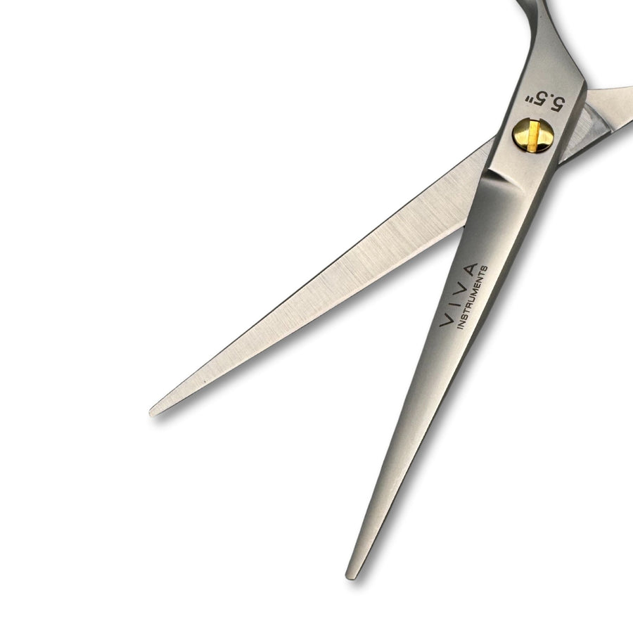 Viva Instruments 5.5” Hair Cutting Scissors – Silver