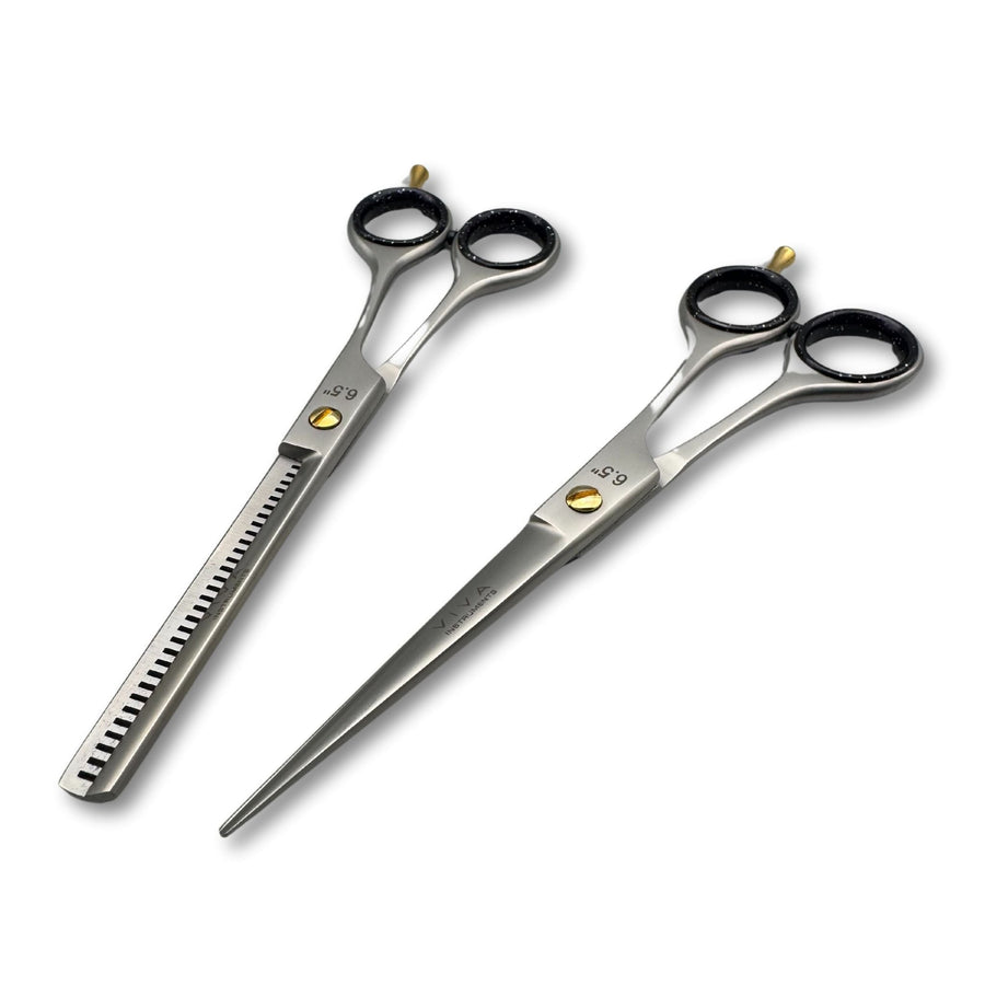 VIVA Haircut & Thinning Scissors Set 6.5 Inch