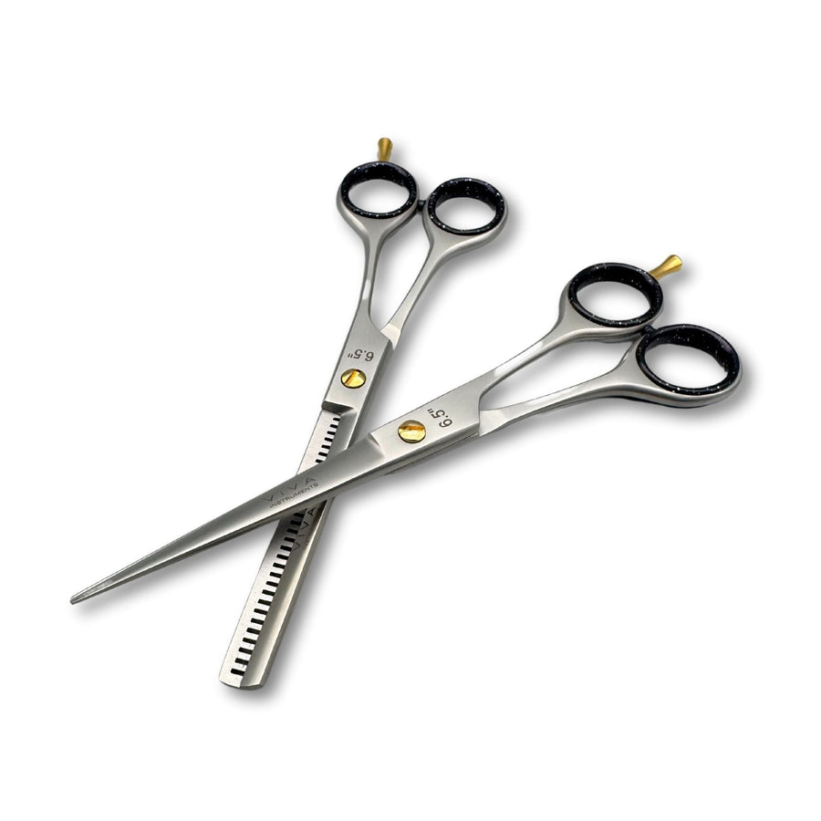 VIVA Haircut & Thinning Scissors Set 6.5 Inch