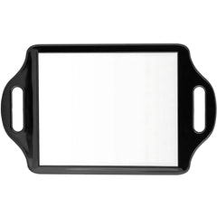 X-Large Barber Handheld Mirror – Twin Handle Haircut Mirror 36cm