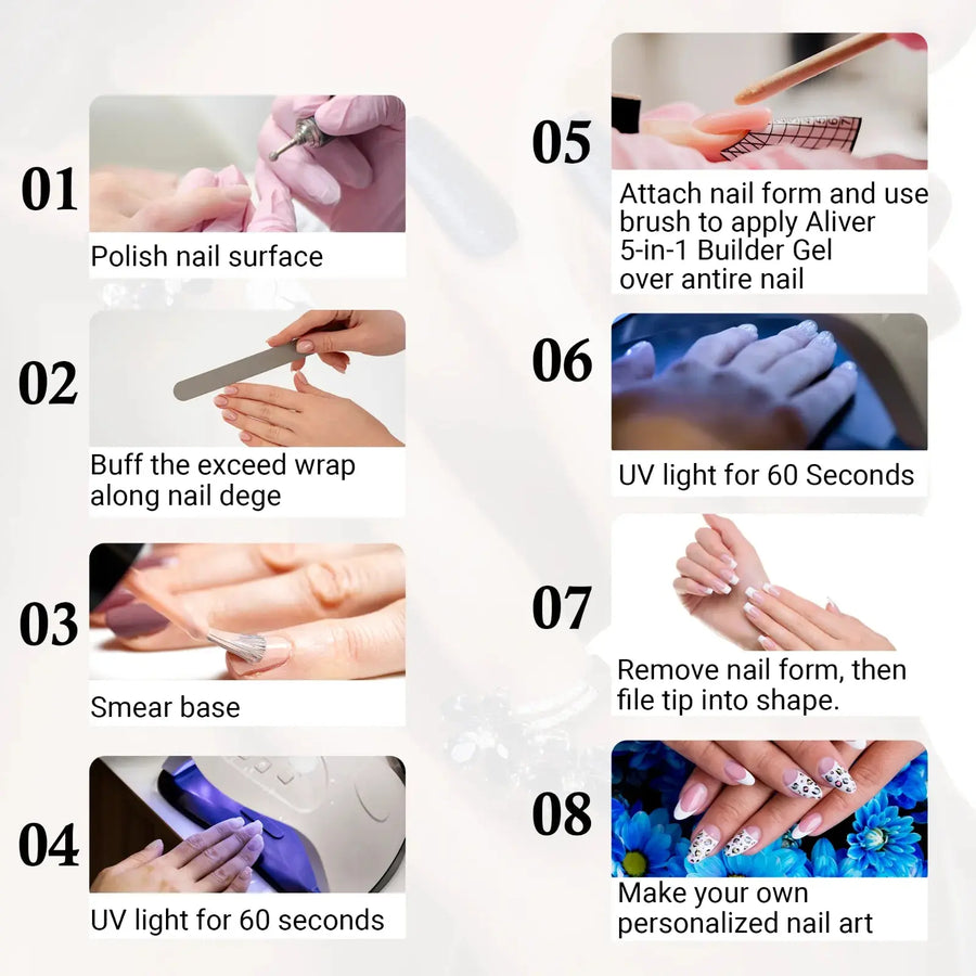 Belantti 5-in-1 Nail Builder Gel Polish UV LED (15ml) Belantti