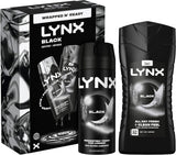 Lynx Black Duo Gift Set Body Spray 150ml + Body Wash 225ml