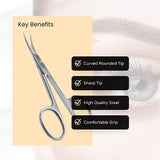 Compact Bronson Professional grooming scissors for facial hair