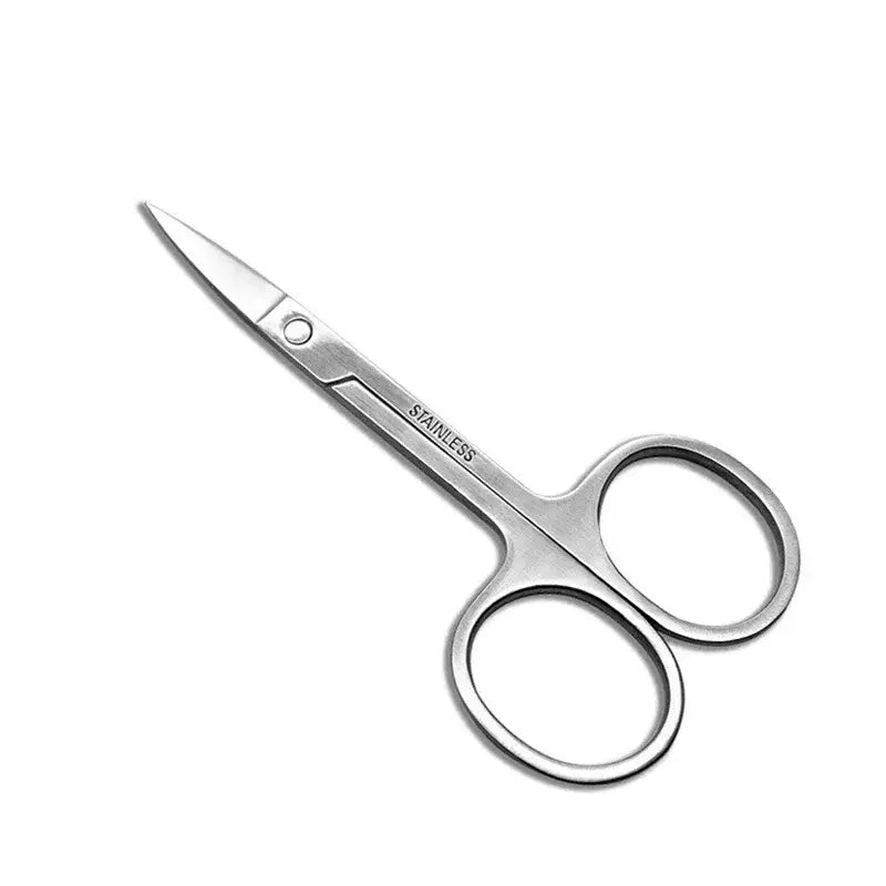 Stainless Cuticle Nails Eyebrow Eyelash Nose Hair Trimmer Epilator Scissor Manicure Tool Curved Pedicure Scissors Belantti