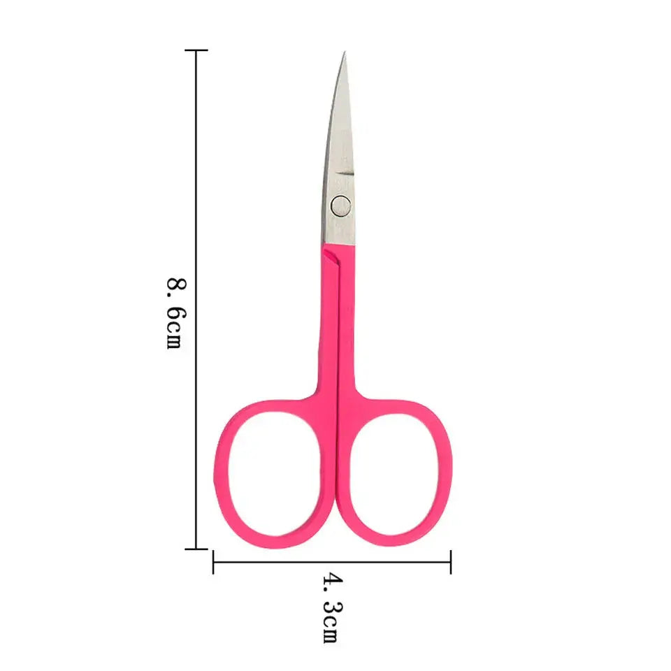 Belantti Precision Eyebrow Scissors - Stainless Steel