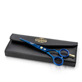 Japanese Steel 6" Cutting Scissors - Electric Blue Barbarossa Brothers