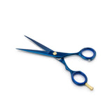 Japanese Steel 6" Cutting Scissors - Electric Blue Barbarossa Brothers