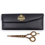 Japanese Steel 6" Cutting Scissors - Rose Gold Titanium Barbarossa Brothers