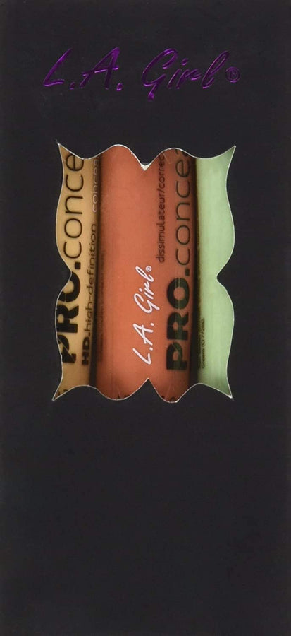 L.A. Girl Pro Conceal green corrector swatches